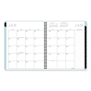 AT-A-GLANCE® Contemporary Lite Monthly Planner, 11 x 9.5, Light Blue Cover, 12-Month (Jan to Dec): 2025 (AAG7026XL38)