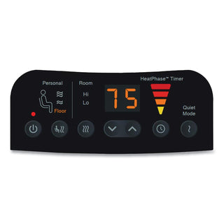 Honeywell Heat Genius Ceramic Portable Heater, 1,575 W, 5.6 x 10.2 x 17.3, Black (HWLHCE840B)