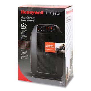 Honeywell Heat Genius Ceramic Portable Heater, 1,575 W, 5.6 x 10.2 x 17.3, Black (HWLHCE840B)