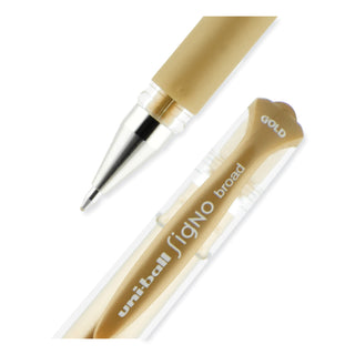 uniball® Impact Bold Stick Gel Pen, 1mm, Assorted Marvelous Metallic Ink/Barrel, 3/Set (UBC1919997)