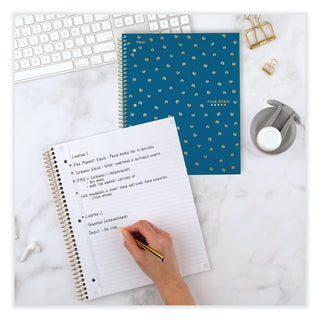 Five Star® Style Wirebound Notebook, 1-Subject, Medium/College Rule, Randomly Assorted Cover Colors, (80) 11 x 8.5 Sheets (MEA820156F)