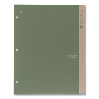 Five Star® Recycled Plastic Two-Pocket Folder, 11" x 8.5", Randomly Assorted (MEA330027)