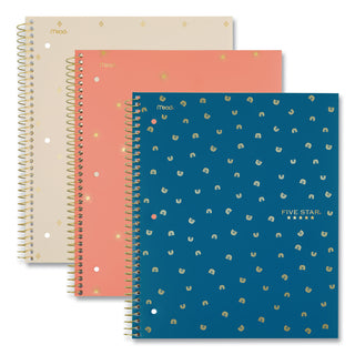 Five Star® Style Wirebound Notebook, 1-Subject, Medium/College Rule, Randomly Assorted Cover Colors, (80) 11 x 8.5 Sheets (MEA820156F)