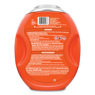 Tide® Hygienic Clean Heavy 10x Duty Power Pods, Fresh Meadow Scent, 76 oz Tub, 45 Pods, 4/Carton (PGC09493)