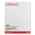 Universal® Two-Pocket Portfolio, Embossed Leather Grain Paper, 11 x 8.5, Dark Blue, 25/Box (UNV56638)