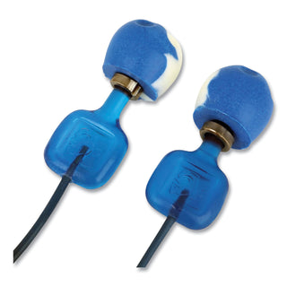 Howard Leight TrustFit Trak Detectable Reusable Corded Foam Earplugs, One Size Fits Most, 29 dB NRR, Blue, 1,000/Carton (HOWTFTPOD30)