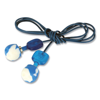 Howard Leight TrustFit Trak Detectable Reusable Corded Foam Earplugs, One Size Fits Most, 29 dB NRR, Blue, 1,000/Carton (HOWTFTPOD30)