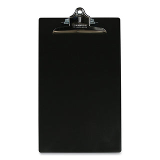 Saunders Aluminum Clipboard, 1" Clip Capacity, Holds 8.5 x 14 Sheets, Black (SAU23519)
