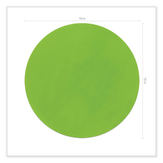 Pacon® Self Stick Dry Erase Circles, 10 x 10, Blue/Green/Red/White/Yellow Surface, 10/Pack (PAC9012)