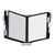 Durable® InstaView Expandable Desktop Reference System, 10 Panels, Black Borders (DBL561201)