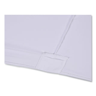 Iceberg iGear Fabric Table Cover, Polyester, 30 x 72, White (ICE16523)
