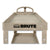 Rubbermaid® Commercial BRUTE Heavy-Duty Utility Cart with Lipped Shelves, Plastic, 2 Shelves, 500 lb Capacity, 25.9" x 45.2" x 32.2", Beige (RUB452088BGE)