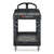 Rubbermaid® Commercial Heavy-Duty Utility Cart, Two-Shelf, 25 9/10w x 45 1/5d x 32 1/5h, Black (RCP452088BK)