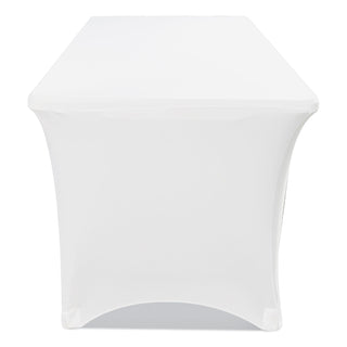 Iceberg iGear Fabric Table Cover, Polyester, 30 x 72, White (ICE16523)