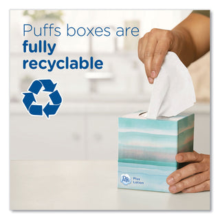 Puffs Ultra Soft Facial Tissue, 2-Ply, White, 124 Sheets/Box, 6 Boxes/Pack, 4 Packs/Carton (PGC35554)