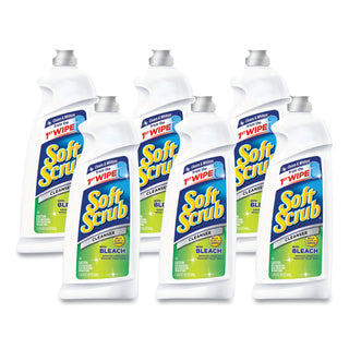 Soft Scrub® Cleanser with Bleach Commercial 36oz, 6/Carton (DPR15519CT)