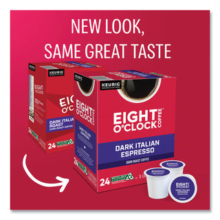Eight O'Clock Coffee Dark Italian Roast Coffee K-Cups (GMT6408)