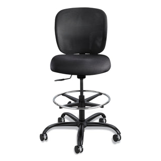 Safco® Vue Heavy-Duty Extended-Height Stool without Arms , 32.5" Seat Height, Supports up to 350 lbs, Black Seat/Back/Base (SAF3394BV)