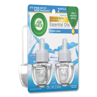 Air Wick® Scented Oil Refill, Fresh Waters, 0.67 oz, 2/Pack, 6 Pack/Carton (REC79717)