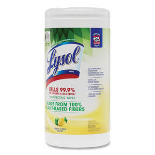 LYSOL® Brand Disinfecting Wipes II Fresh Citrus, 7 x 7.25, 70 Wipes/Canister, 6 Canisters/Carton (RAC49128CT)