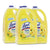 LYSOL® Brand Clean and Fresh Multi-Surface Cleaner, Sparkling Lemon and Sunflower Essence, 144 oz Bottle, 4/Carton (RAC77617)