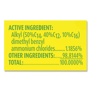 LYSOL® Brand Clean and Fresh Multi-Surface Cleaner, Sparkling Lemon and Sunflower Essence, 144 oz Bottle, 4/Carton (RAC77617)