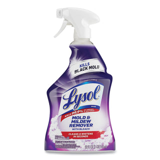 LYSOL® Brand Mold and Mildew Remover with Bleach, 32 oz Spray Bottle, 12/Carton (REC78915)