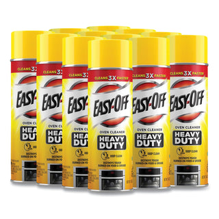 EASY-OFF® Heavy Duty Oven Cleaner, Fresh Scent, Foam, 14.5 oz Aerosol, 12/Carton (RAC87979CT) (REC87979)