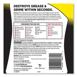 EASY-OFF® Heavy Duty Cleaner Degreaser, 32 oz Spray Bottle, 6/Carton (RAC99624)