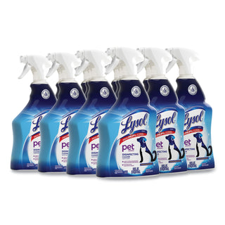 LYSOL® Brand Pet Solutions Disinfecting Cleaner, Citrus Blossom, 32 oz Trigger Bottle, 9/Carton (RAC99653CT)