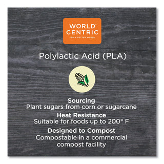 World Centric® PLA Clear Cold Cups, 5 oz, Clear, 2,000/Carton (WORCPCS5)
