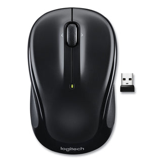 Logitech® M325S Wireless Mouse, 2.4 GHz Frequency, 32.8 ft Wireless Range, Left/Right Hand Use, Black (LOG910006825)