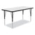 Correll® Markerboard Activity Tables, Rectangular, 48" x 24" x 19" to 29", White Top, Black Legs, 4/Pallet (CRL2448DE80954P)