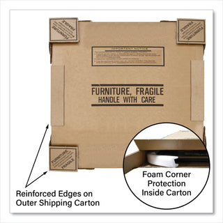 Correll® Adjustable Activity Tables, Square, 48" x 48" x 19" to 29", Gray Top, Black Legs, 4/Pallet (CRL4848TF1595K4)
