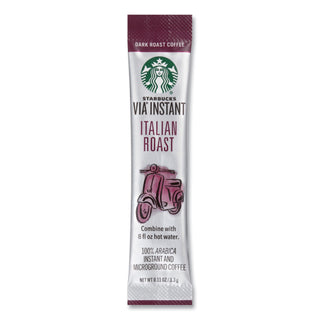 Starbucks® VIA Ready Brew Coffee, 0.11 oz, Italian Roast, 8/Pack, 12 Packs/Carton (SBK12407838)