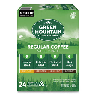 Green Mountain Coffee® Regular Variety Pack Coffee K-Cups, Assorted Flavors, 24/Box (GMT9974)