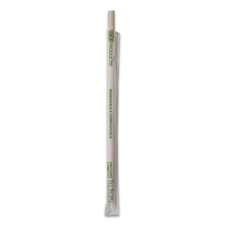 Eco-Products® Renewable and Compostable PHA Straws, 10.25", Natural White, 1,250/Carton (ECOEPSTPHA1025)