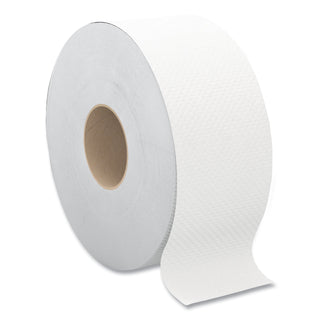 GEN Jumbo Bath Tissue, Septic Safe, 2-Ply, White, 3.5" x 800 ft, 12/Carton (GENJRT2PLY1000)