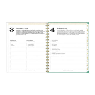 Blue Sky® Day Designer Academic Year Weekly/Monthly Frosted Planner, Palms Artwork, 11 x 8.5, 12-Month (July to June): 2024 to 2025 (BLS137891)
