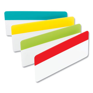 Post-it® Tabs, 1/3-Cut Tabs, Assorted Colors, 3" Wide, 24/Pack (MMM686ALYR3IN)