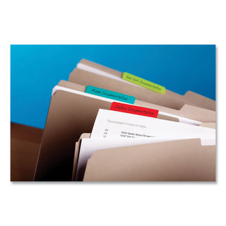Post-it® Tabs, 1/5-Cut Tabs, Assorted Pastels, 2" Wide, 24/Pack (MMM686PWAV)