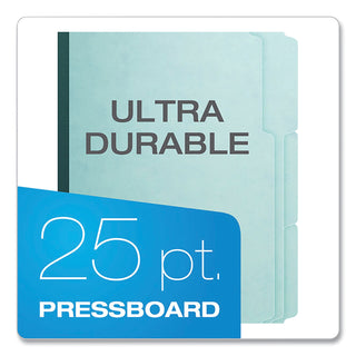Pendaflex® Pressboard Expanding File Folders, 1/3-Cut Tabs, Letter Size, Blue, 25/Box (ESS9200T13)