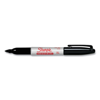 Sharpie® Industrial Permanent Marker, Fine Bullet Tip, Black, Dozen (SAN13601)
