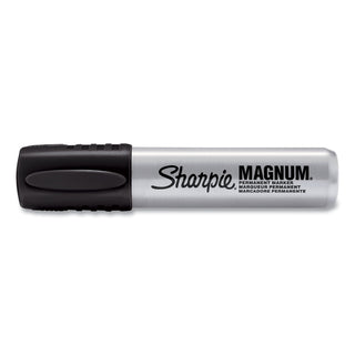 Sharpie® Magnum Permanent Marker, Broad Chisel Tip, Black, Dozen (SAN44001ABX)