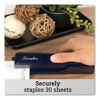 Swingline® 747 Classic Full Strip Stapler, 20-Sheet Capacity, Royal Blue (SWI74724)