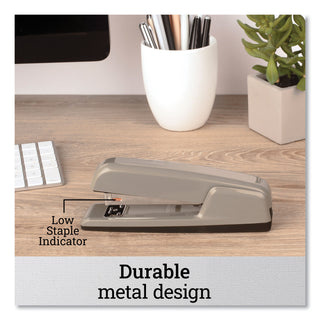 Swingline® 747 Business Full Strip Desk Stapler, 25-Sheet Capacity, Steel Gray (SWI74759)