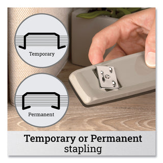 Swingline® 747 Business Full Strip Desk Stapler, 25-Sheet Capacity, Steel Gray (SWI74759)