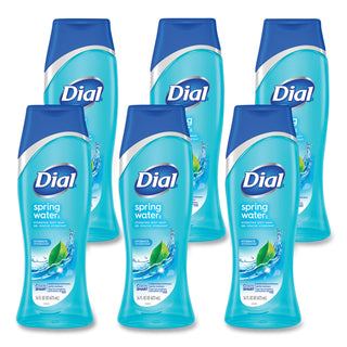 Dial® Spring Water Body Wash, Spring Water Scent, 16 oz, 6/Carton (DIA02653)