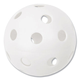Champion Sports Plastic Baseballs, 9", White, 12/Set (CSIPLBB)