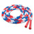 Champion Sports Segmented Plastic Jump Rope, 16ft, Red/Blue/White (CSIPR16)